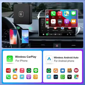 Drahtloses Carplay Android Auto Box, 2 in 1, Spotify -Adapter, Netflix Support, Mazda, Toyota, Mercedes, Peugeot, Mazda 10 Hauptverkaufskonten Netflix - №1