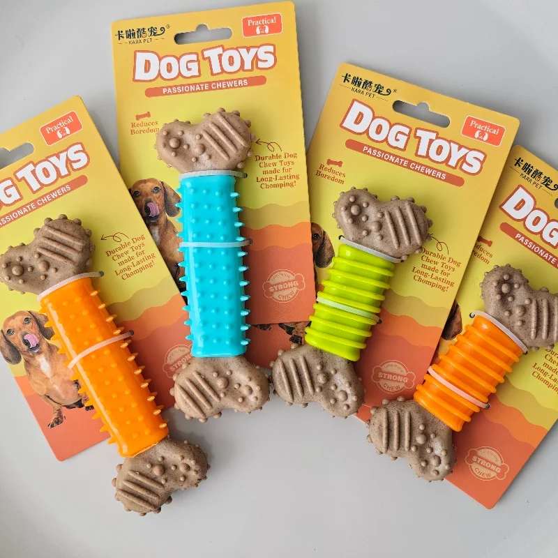 

Dog Chew Toy Durable Bite-resistant Toy Bone-shaped Universal Pet Interactive Product Suitable for Large Medium and Small Dogs