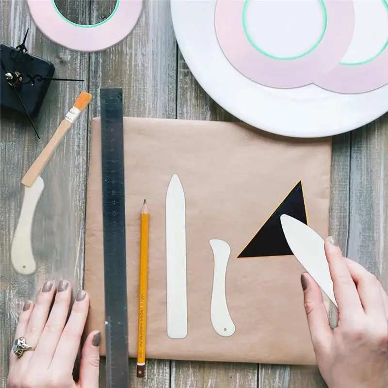 Nastro in Rame Leggero da 7/32 Pollici con Retro in Rame per Vetro Colorato, 3 Rotoli da 55 Iarde con Raschietti e Pennello