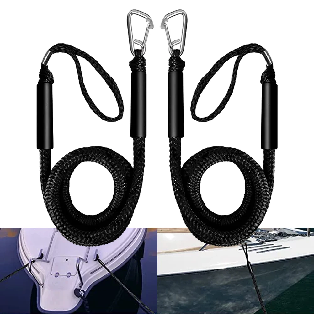 Cuerdas elásticas de muelle de 1,2 m, Cuerdas elásticas de choque para Kayak, Jet Ski, Pontón, canoa, accesorios para barcos eléctricos