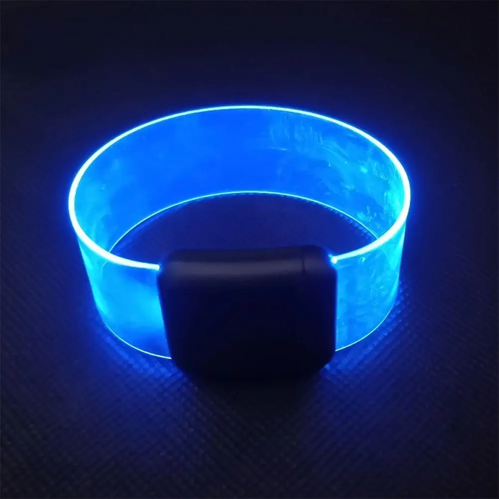 LED Battery Light-emitting Bracelet Running Armband Flashing Safety Light Band Entertainment party Luminous Cheering Props
