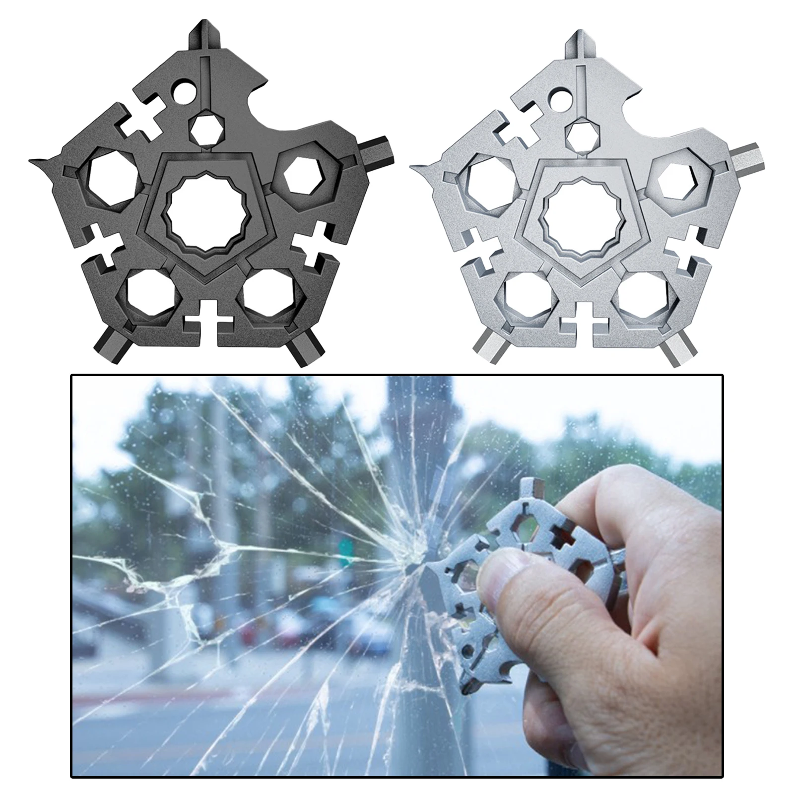 

Multi-Function Spanner Carbon Steel Tool for Travel Camping Men Gift