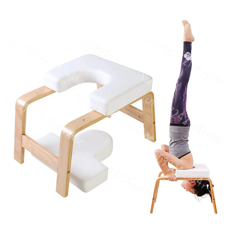 

Wooden yoga inverted stool (home core strength fitness artifact)