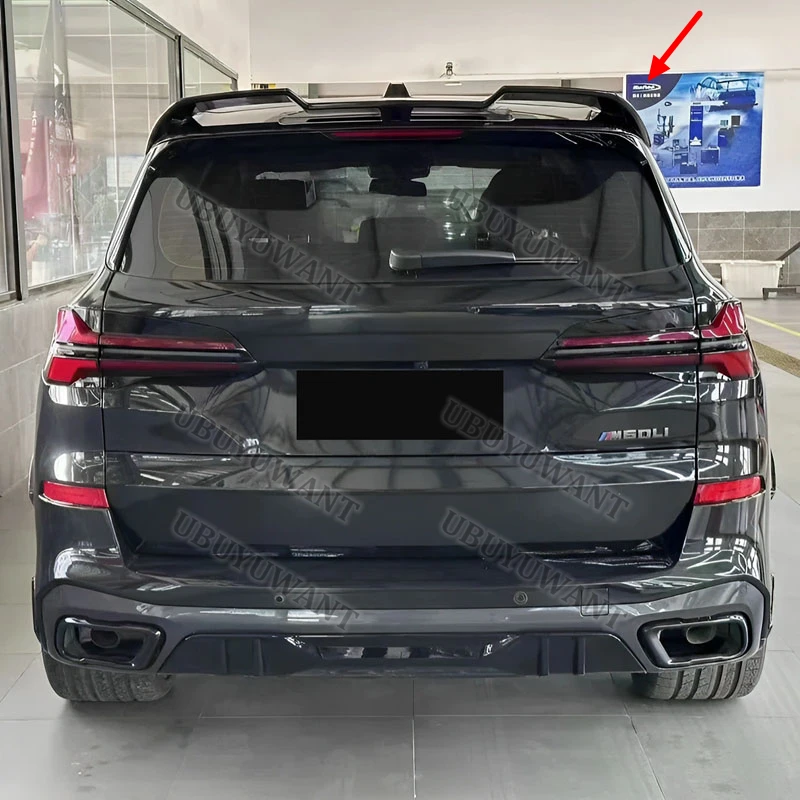 

For BMW X5 G05 SUV 2019-2024 VTEN Style Carbon Fiber Car Trunk Boot Lip Spoiler Wing Lid Big