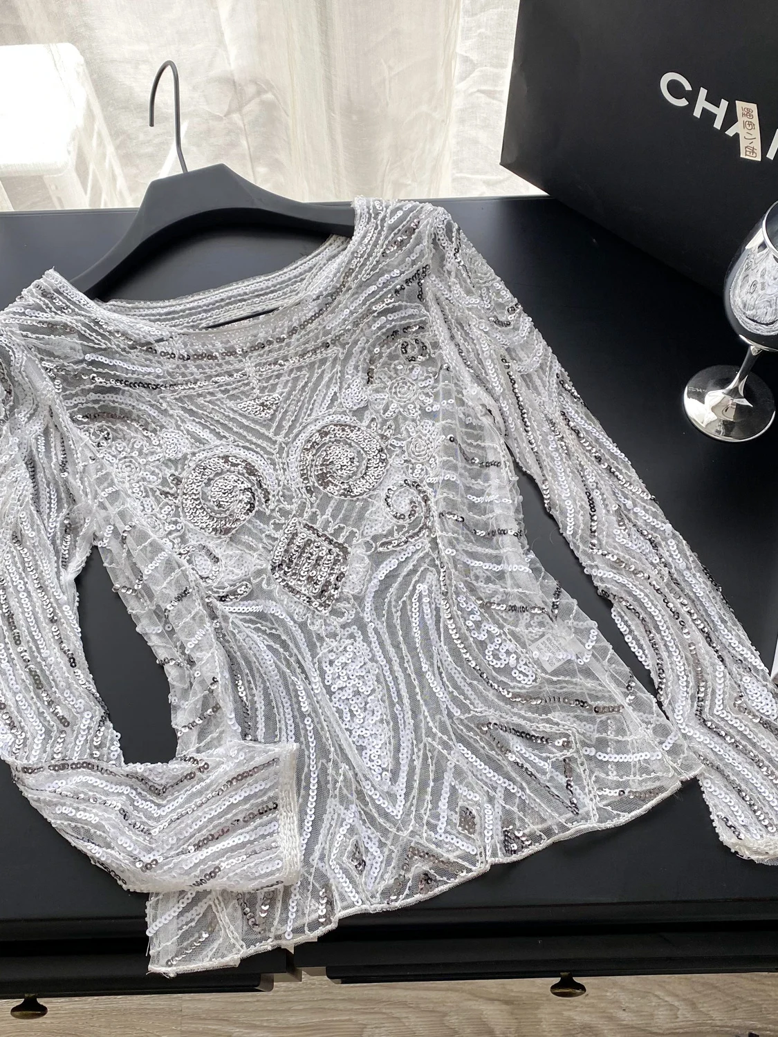 iny Sequin Thin Me T-irt femme Svel rond Ne Slim Fit vêtements d'extérieur Vintage Sle tricoté Long Sve haut