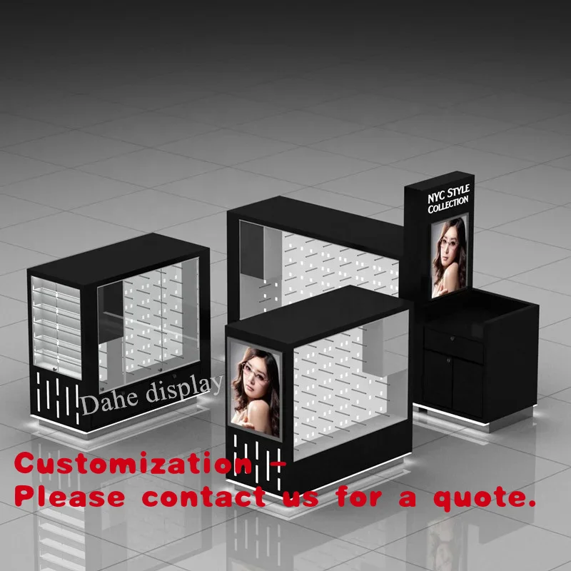 

Customize.Perfume Kiosk Design Counter Led Display Perfume Display Stand Vitrinas Jewelry Showcase Sale Kiosk Mall