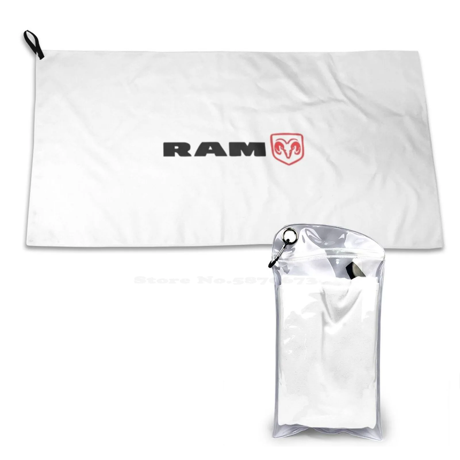 Ram Soft Bath Towel Washcloth Outdoor Car Company Ram