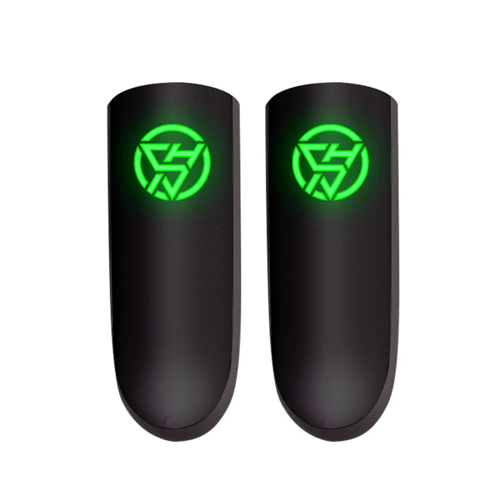 1 ペア ゲームフィンガーカバー 通気性 汗防止 発光 ゲームフィンガー サムスリーブ 滑り止め 0.3mm 超薄型 PUBG Mobile用