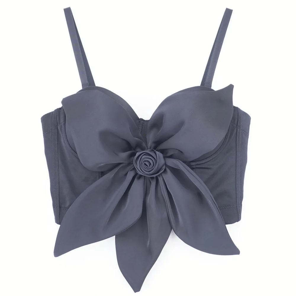 

Новый Привлекательный Топ с бретельками-бантиками и коротким бретелькой через шею