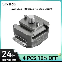 SmallRig HawkLock H21 Universal Quick Release Mount Plate Kit QR-Slide Patented Structure for NATO Clamp Load 176kg 4491