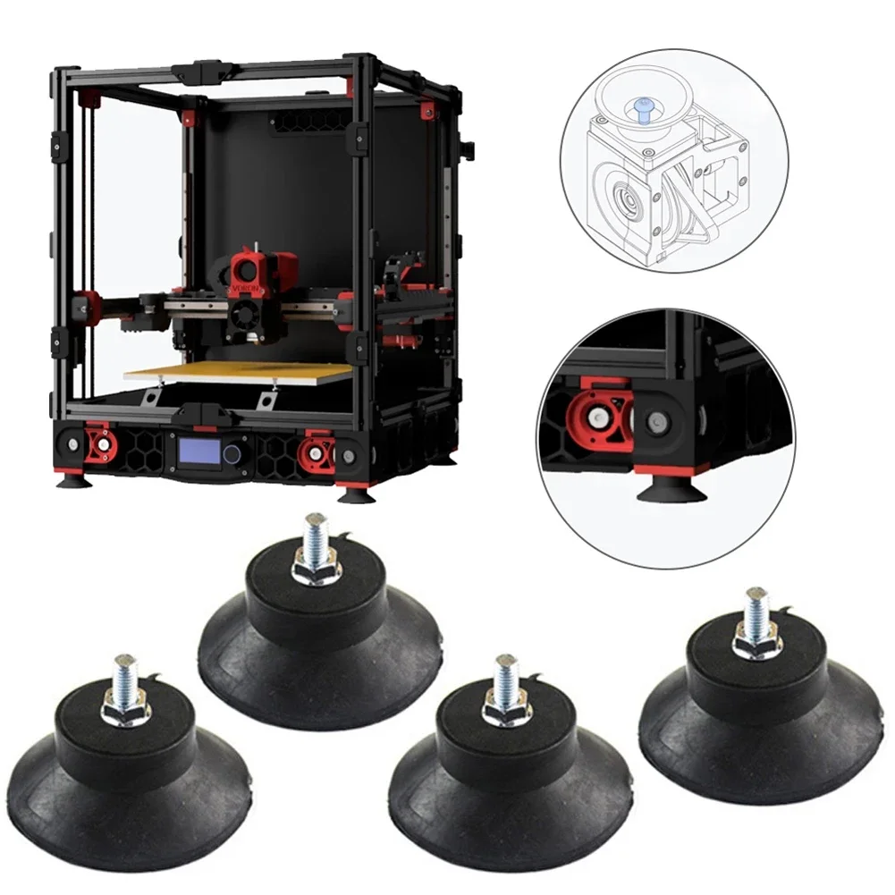 

Air Compressor Foot Pad Accessories Replacement Foot Pad Shockproof Components For Air Pumps Oil-free Machines Air Compressors