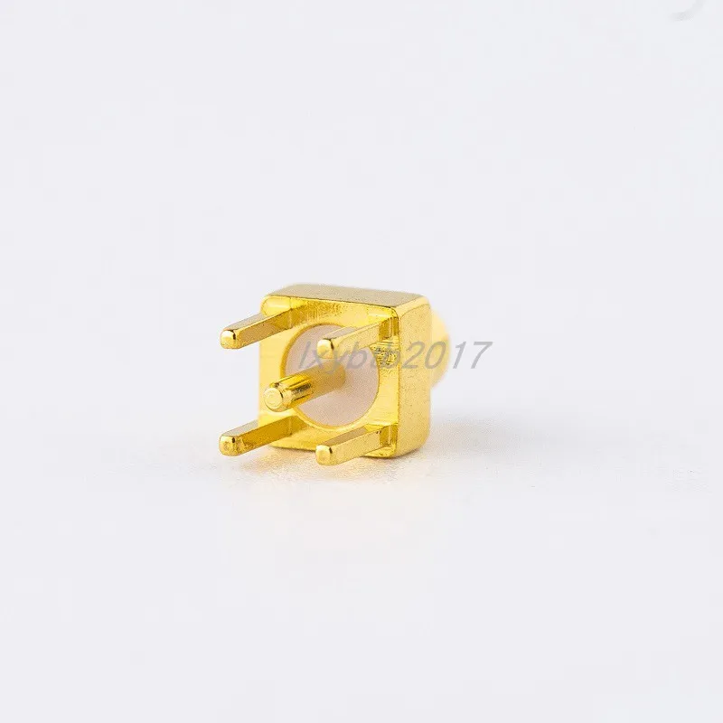 MMCX-JHD2 Ultra Small Straight Male PCB Solder Board RF Connector MMCX-JE Positive Quad Antenna Base