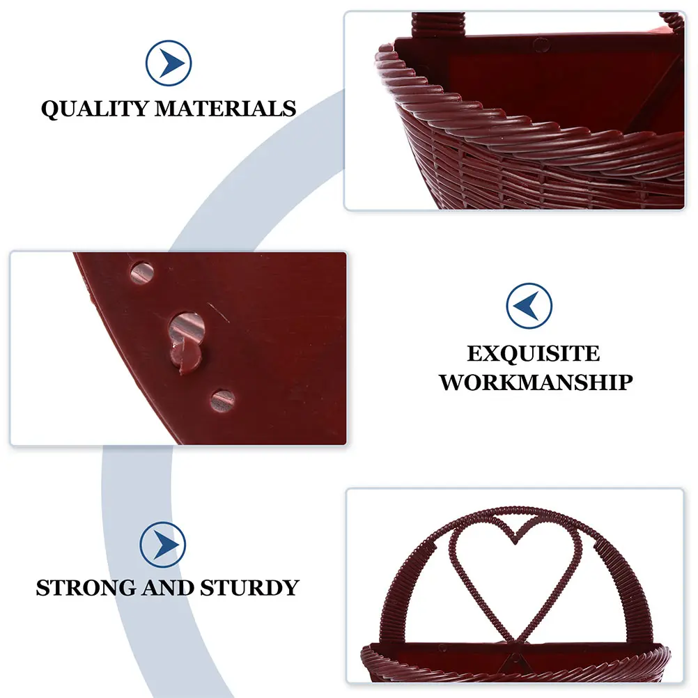 

3 шт. подвесные корзины, пластиковые цветочные горшки, легкие прочные корзины для растений для декоративных настенных цветов