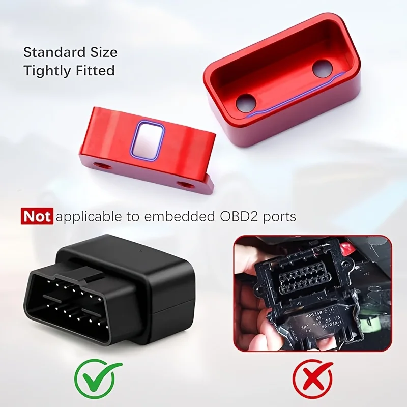OBD2 Port Anti-Theft Lock Device, OBD Connector Security Protector Fit Car SUV Truck Prevent Unauthorized OBD Access