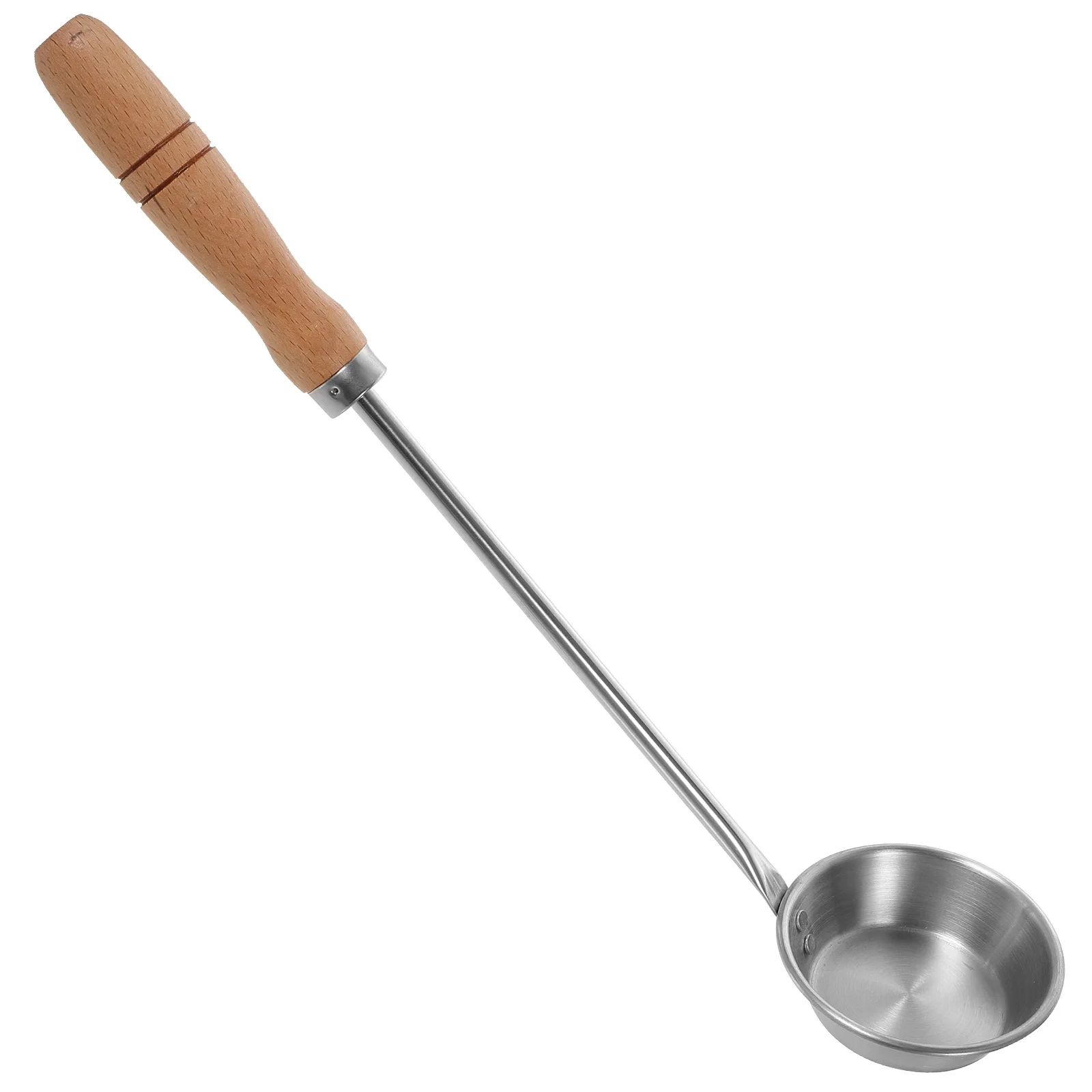 

Stainless Steel Frying Spoon Handle Tool Non Stick Oil Spoon Kitchen Snack Mold Kitchen Essentials Fried Mold