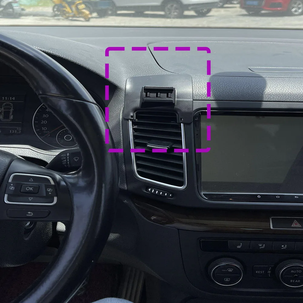 Support de téléphone de voiture pour Volkswagen, VW Sharan, 2012, 2013, 2014-2019, partenaires spéciaux, base de chargement sans fil, accessoires