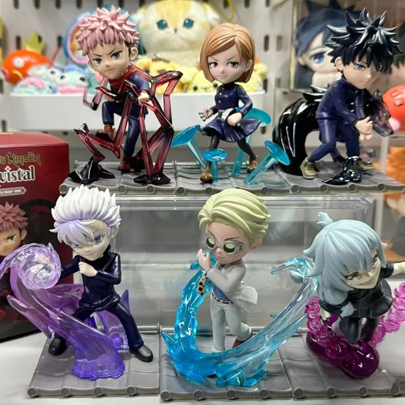 

Anime Mighty Jaxx Kwistal Jujutsu Kaisen Battle Ready Series Itadori Yuji Kugisaki Nobara Fushiguro Megumi Nanami Kento Figures