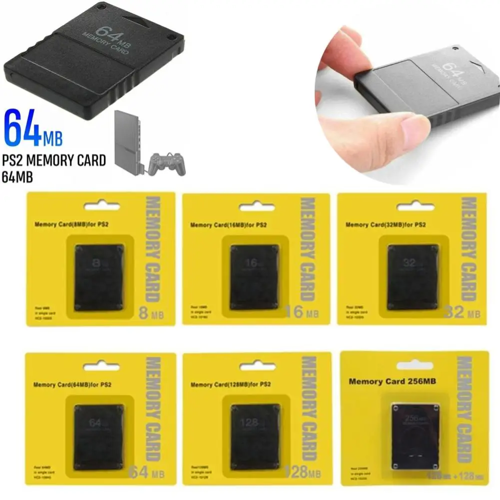 New For Memory Card 8MB 16MB 32MB 64MB 128MB Memory Card for Sony  2 Store the Game Progress