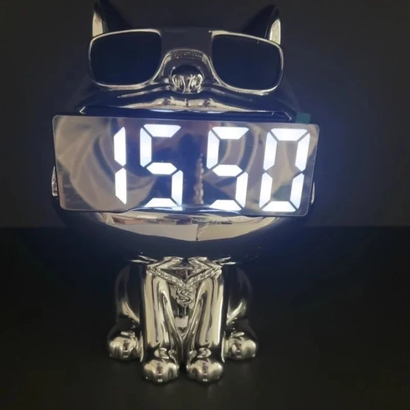 Light luxury Sunglasses Dog Clock TV Cabinet Entrance Foyer Storage Living Room Cabinet Desktop Model Sculpture Decoration Toys