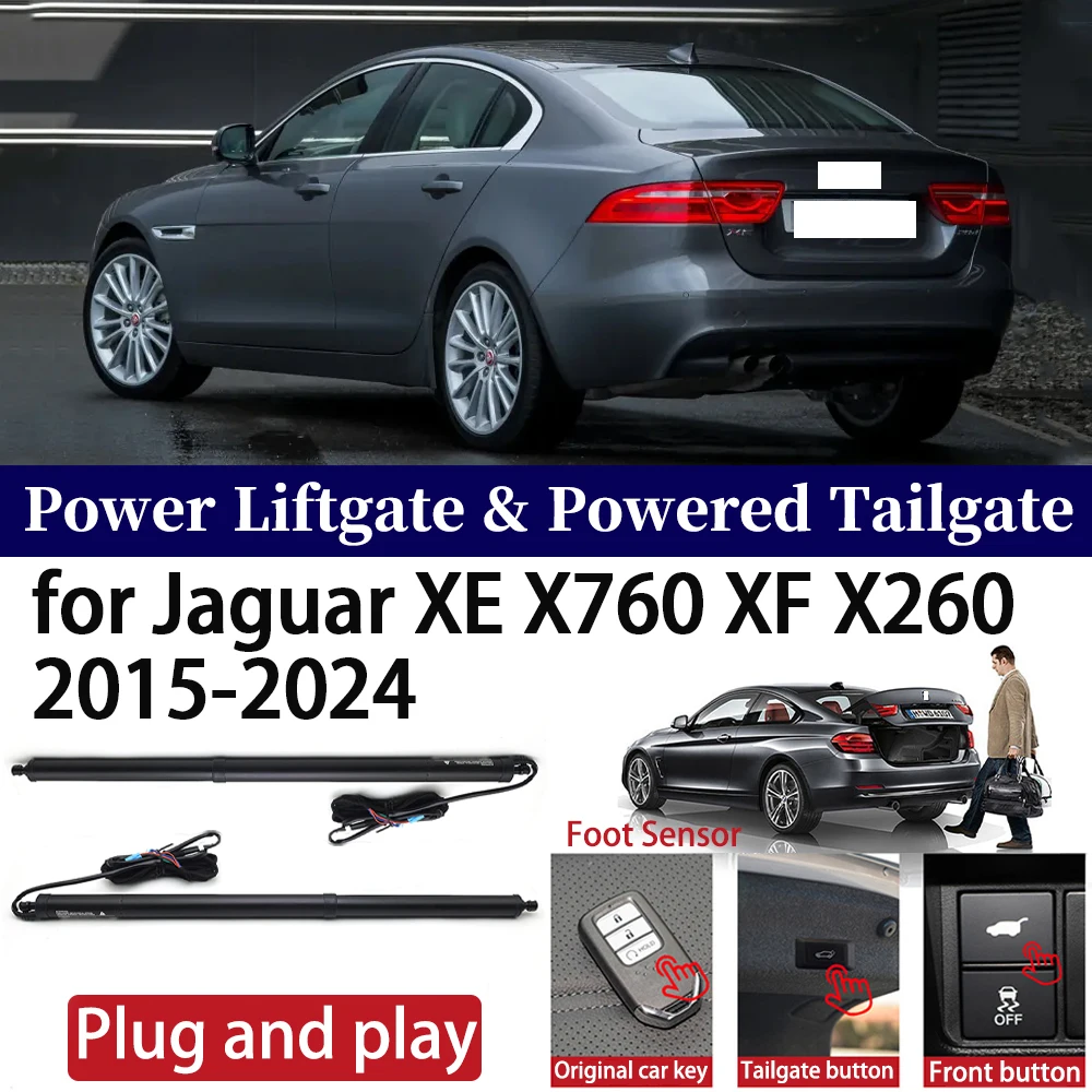 

for Jaguar XE X760 XF X260 2015-2024 Car Auto Power Electric Tailgate Liftgate Lift Trunk Closer System Boot Lift Motor Kit