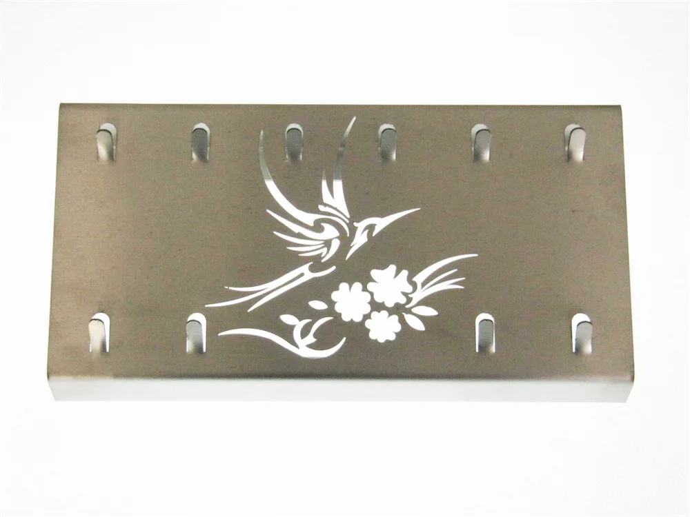 Brushed Stainless Steel Wall Keys Door Bracket-Hummingbird