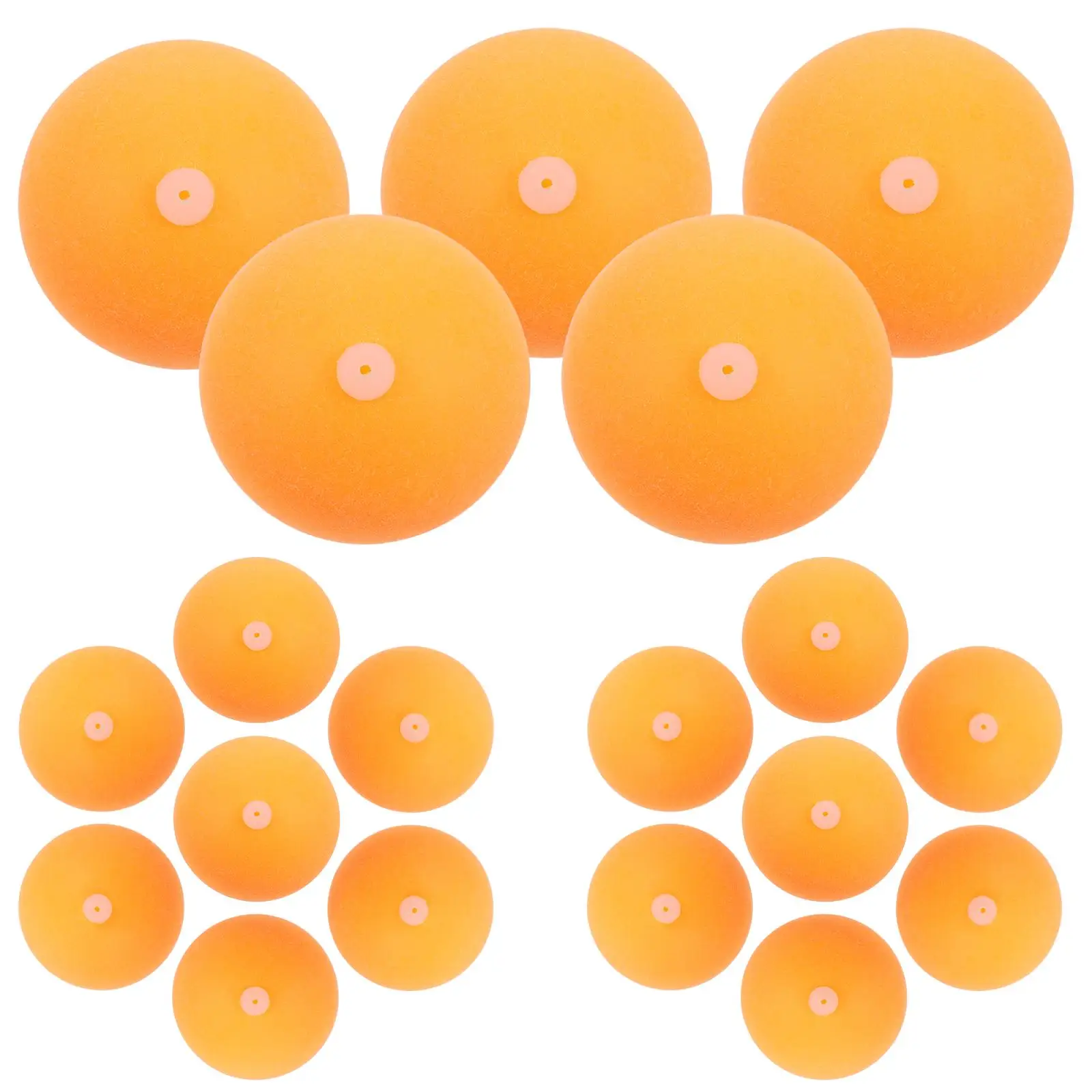 

50 Pcs Table Tennis Balls Silicone Plug Hanging Design Great Material Enhanced Stability Practical Pack Pingpong Trainer