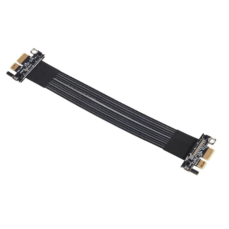 B16C-Riser Cable Pcie 5.0 X1 To X1 32Gbps Male To Male 15Cm Network Card Sound Card LAN Card