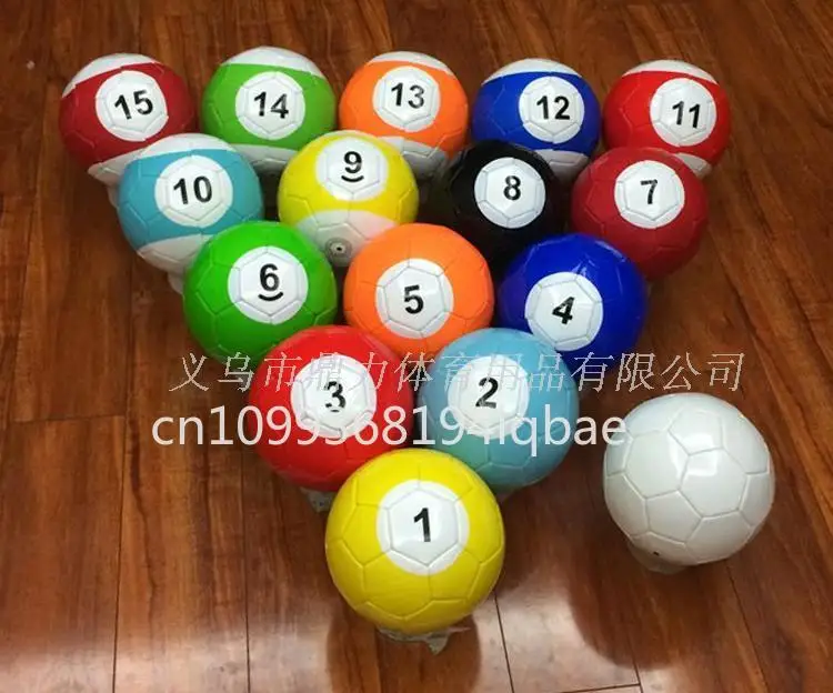 

2# 3# 4# 5#16 Pcs Gaint Snookball Snook Snooker Street Soccer Ball Game Huge Billiards Pool Football Sport Toy in stock