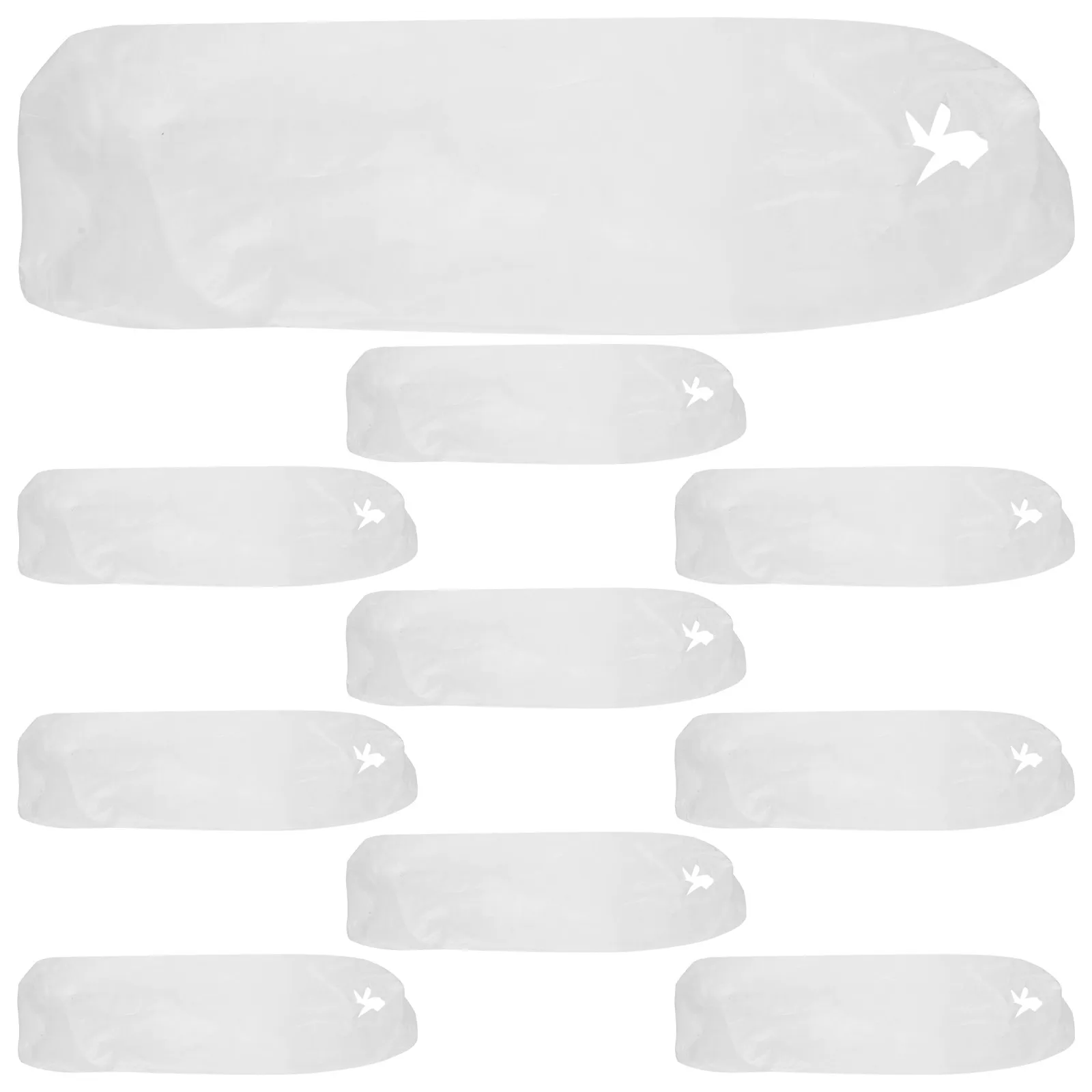 10Pcs Non-Woven Disposable Bed Sheet with Center Hole for Massage Parlors Beauty Salons Spa Hotels Efficient Hygienic Coverage