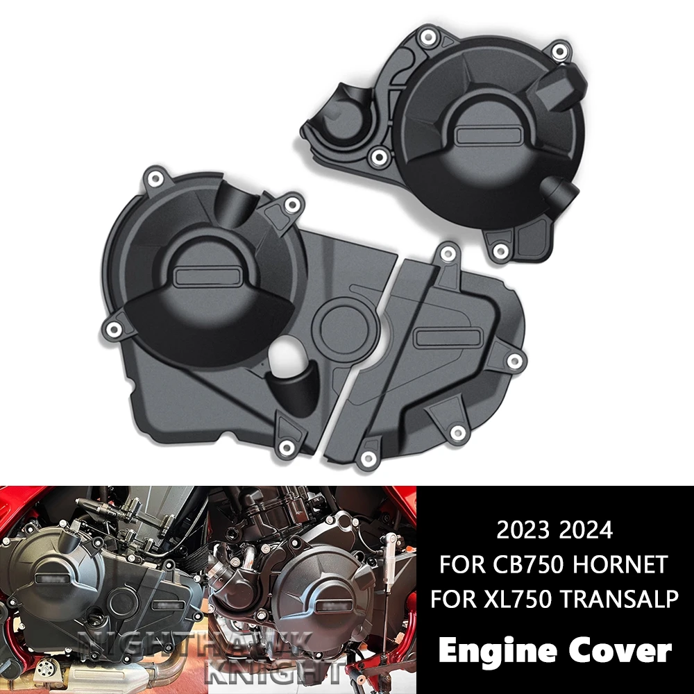 CB 750 Motorcycle Accessories Engine Crash Protection Cover Kit For HONDA CB750 HORNET 2023 2024 XL750 TRANSALP Engine Cover