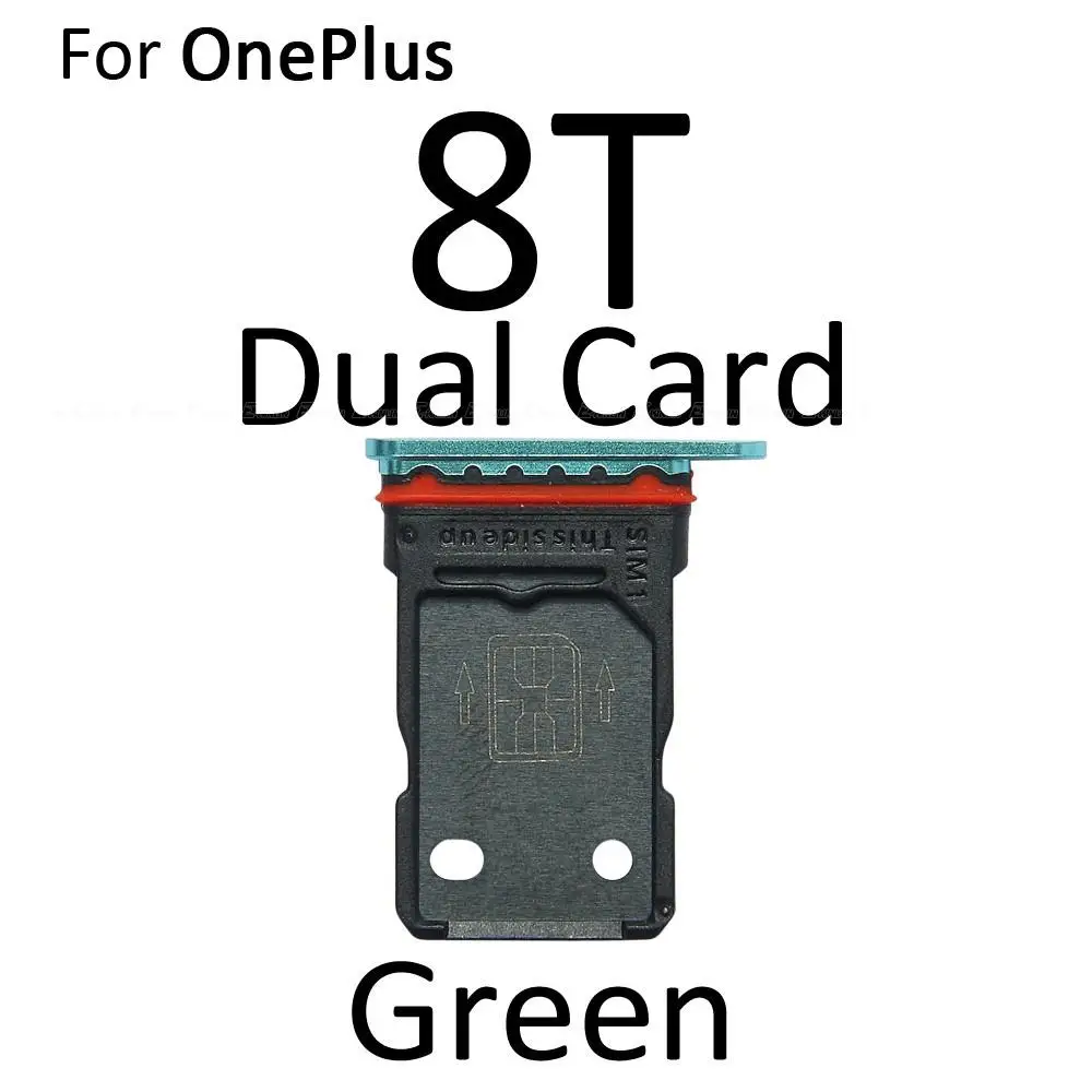 For OnePlus 7 7T 8 Pro 8T Sim Card Tray Slot Holder Repair Parts