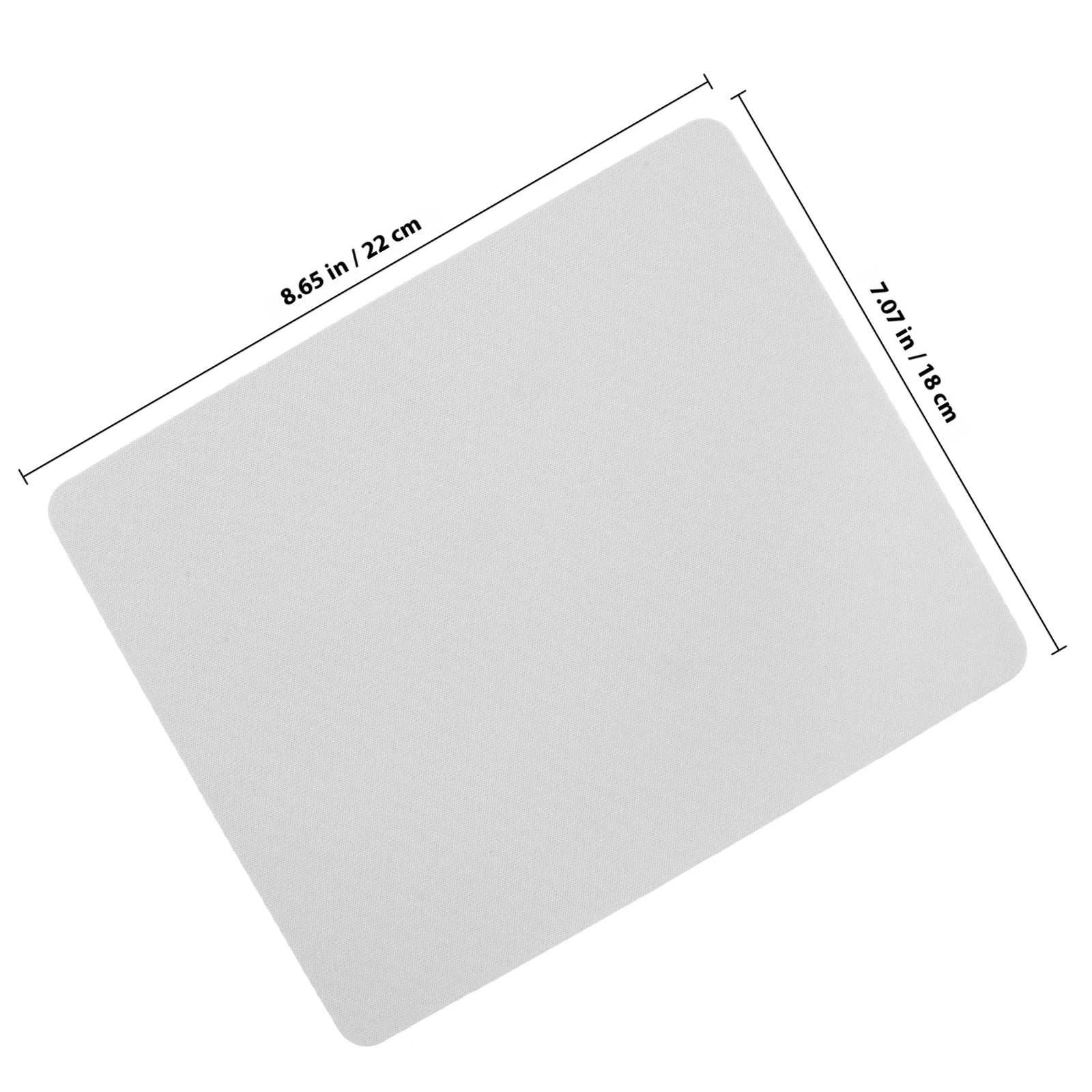 5 pçs grande sublimação mouse pad espaços em branco pano de borracha tapetes de mesa escritório jogos computador portátil mouse pad superfície lisa antiderrapante