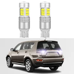 2Pc Canbus For Mitsubishi Outlander 2003- 2015 LED Bulbs Reversing Backup Tail Light 6000K White No Error