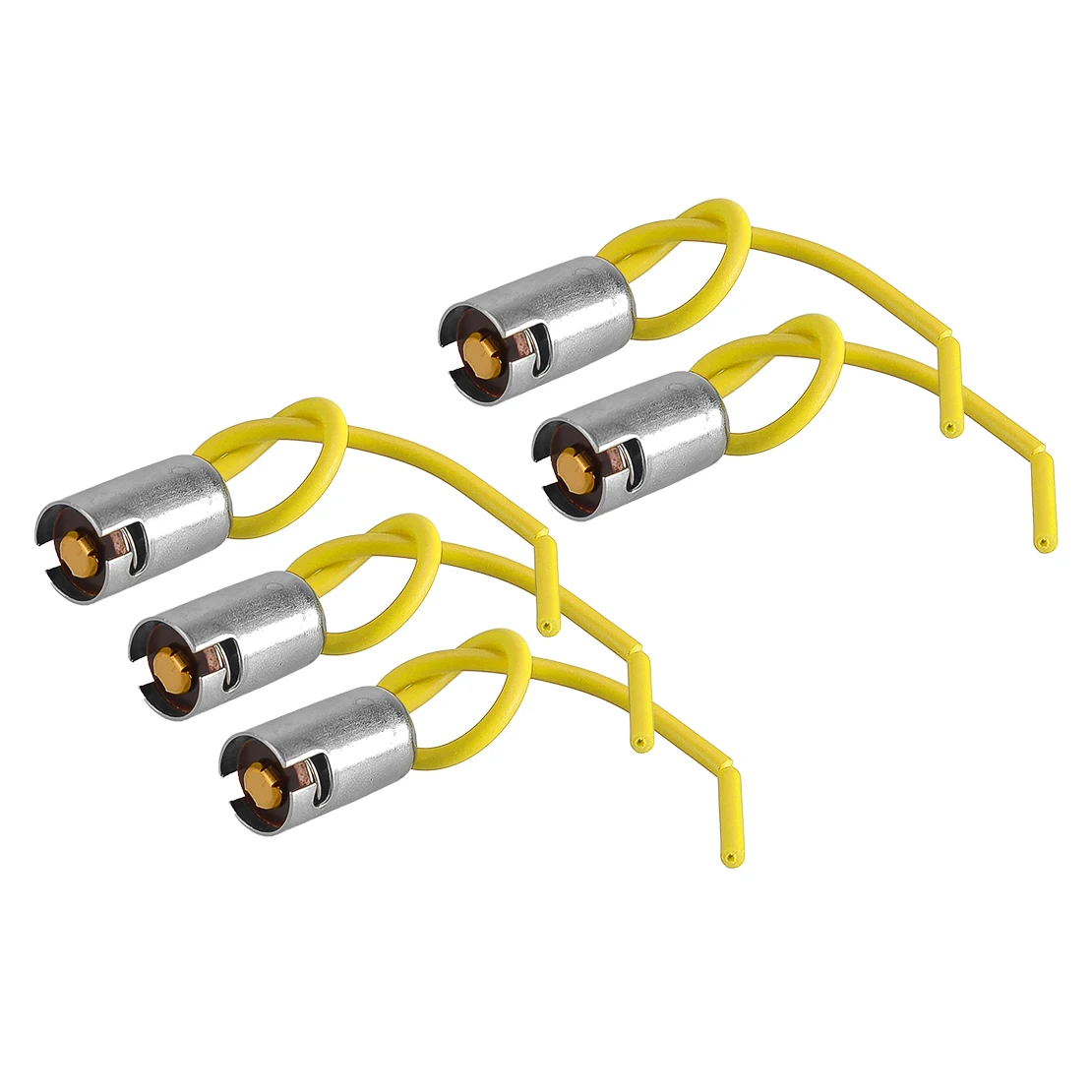 NEW 10Pcs BA9S Car Truck SUV Light Bulb Sockets Holders Bases Connectors With Wire Universal