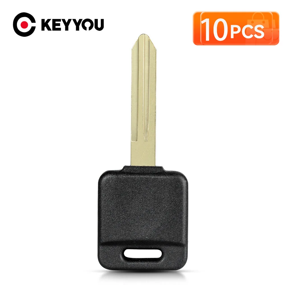 

KEYYOU 10Pcs Car Transponder No Chip Key Shell For Nissan Teana Versa Livina Sylphy Tiida Sunny March X-trail