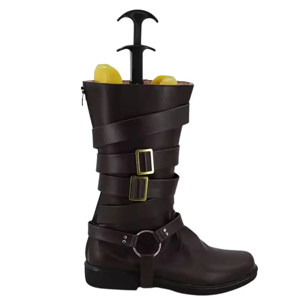 DMC Dante Cosplay Shoes PU Leather Boots Shoes for Male Men Roleplay Halloween Carnival Shoes Custom Made