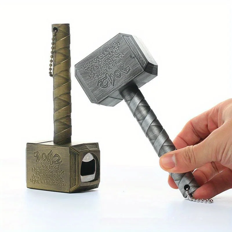 Creative Thor Hammer Beer Bottle Opener Personalized Hammer Beer Bottle Opener Magnetic Hammer Refrigerator Stickers