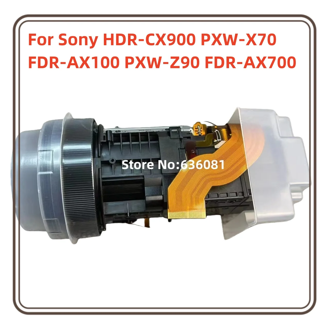 Repair Parts Zoom Lens Unit For Sony HDR-CX900 HDR-CX900E PXW-X70