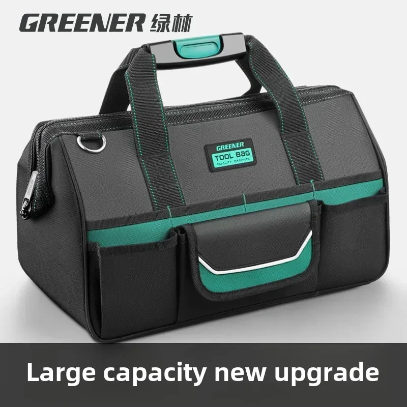 Durable and Functional Tool Bag for Electrical and Mechanical Repairs, Heavy Duty Canvas with Reinforced Bottom