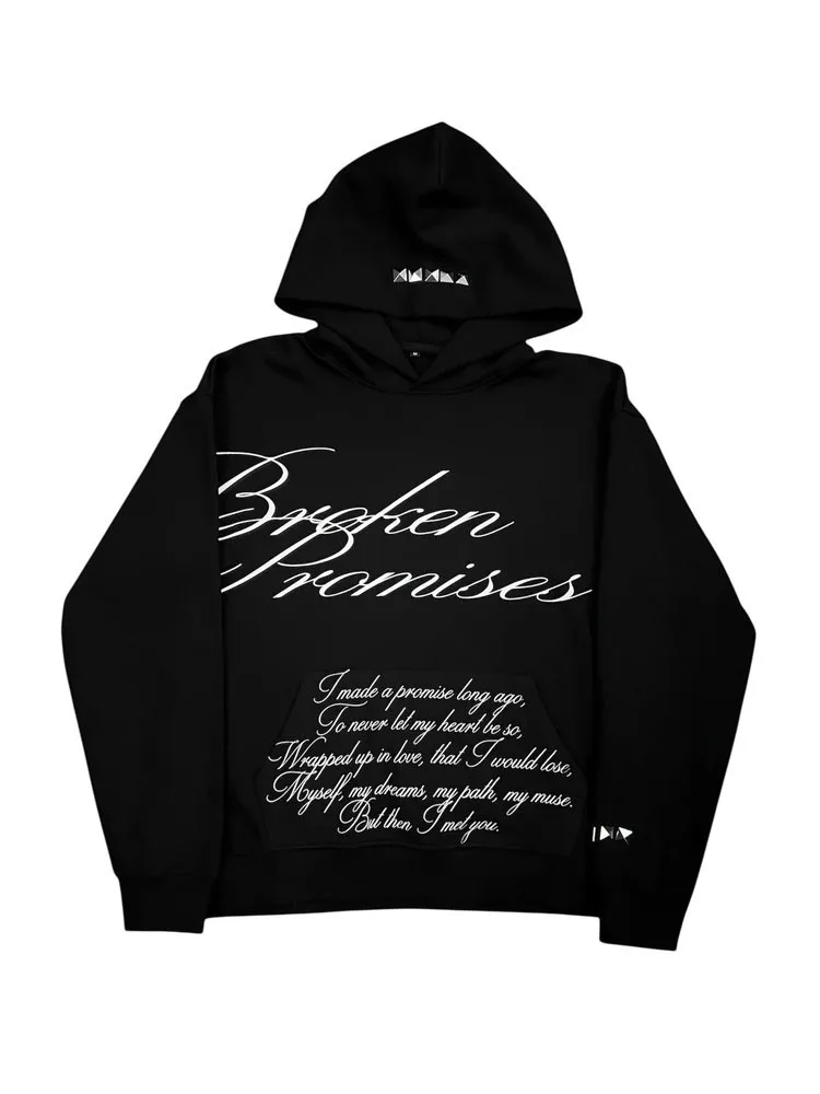 

New Hoodies European and American Hoodies Printed Men's and Women's Letters Street Fashion Harajuku Trend Retro Trend Y2K emo