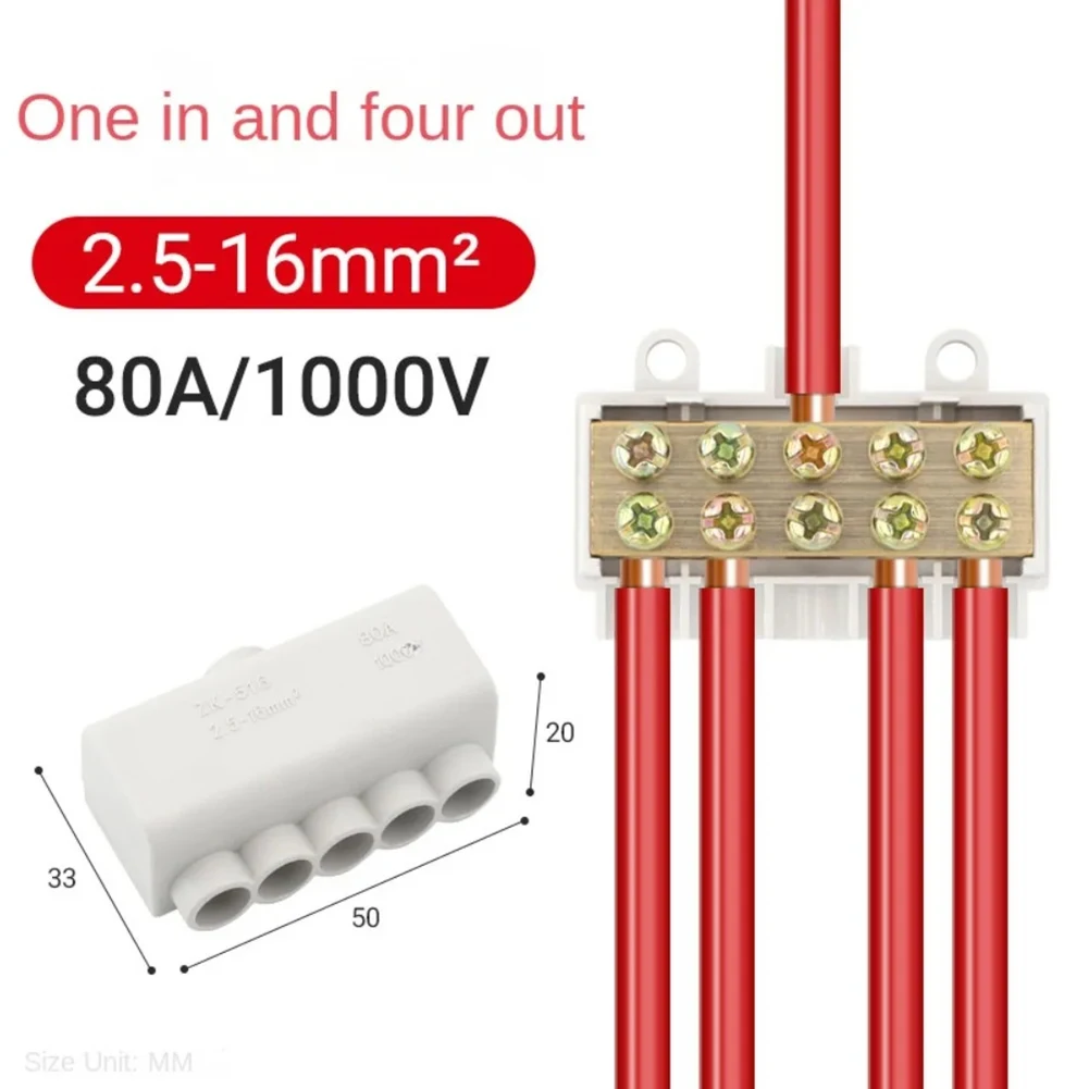 Power Distribution Quick Connector Power Distribution Networks Versatile Use ABS Material Balanced Power Distribution
