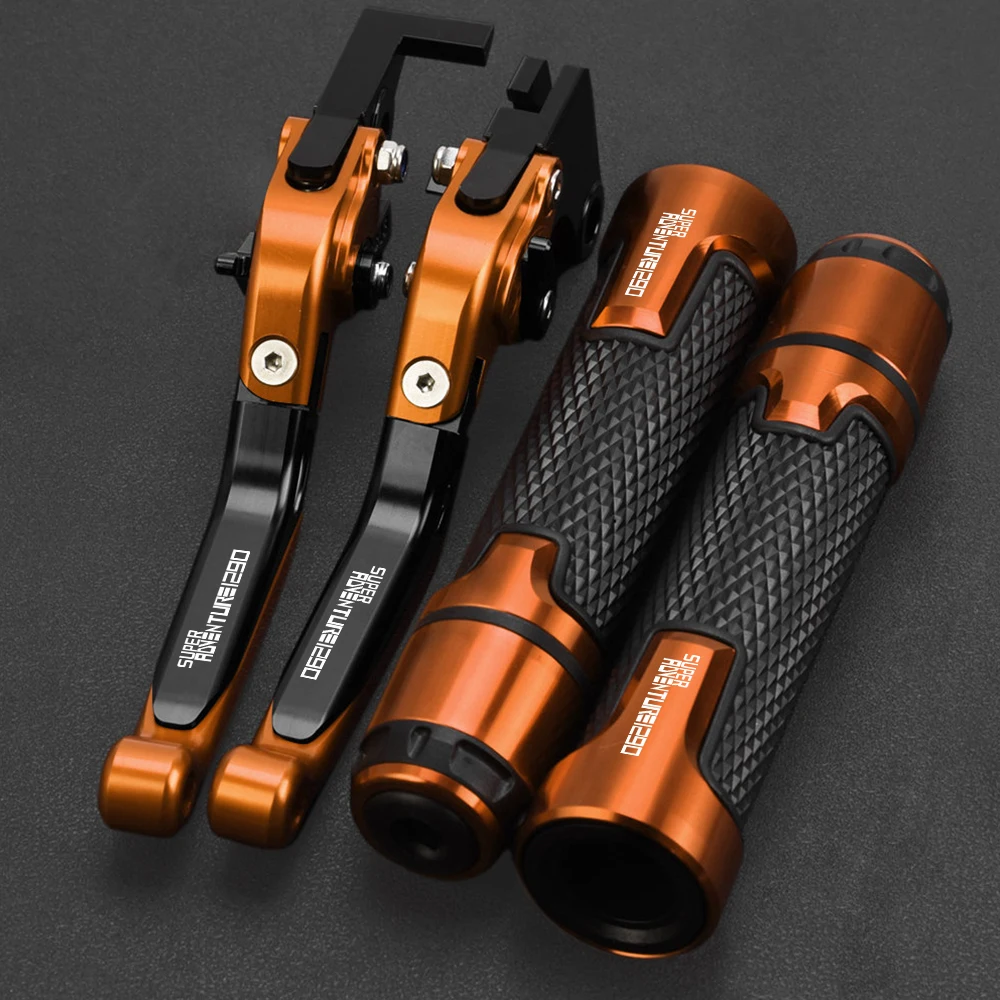 

For 1290 ADV Super Adventure 1290 S / T / R 2015 2016 2017 2018 2019 2020 2021 Motorcycle Brake Clutch Lever Handlebar grips