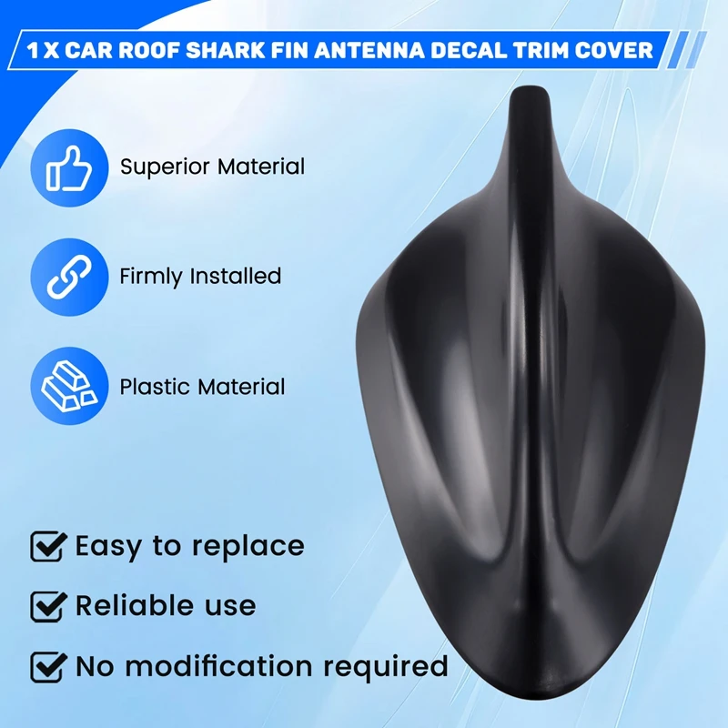 Car Roof Shark Fin Antenna Shell Trim Cover 65209371345 For BMW 1 3 Series F40 G21 X3 G08 G01 X4 G02 X5 G05 2018-2023