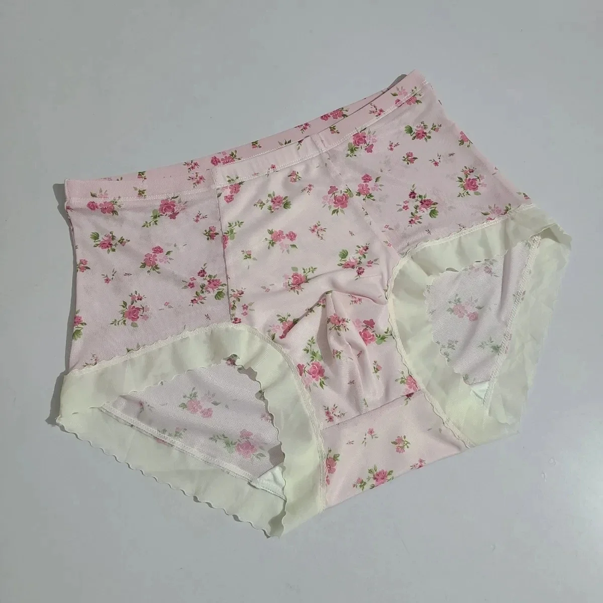 

Мужские хлопковые трусы ручной работы с графикой розы и эластичной резинкой на талии, подарки BF, частные костюмы для DJ-клуба и бара