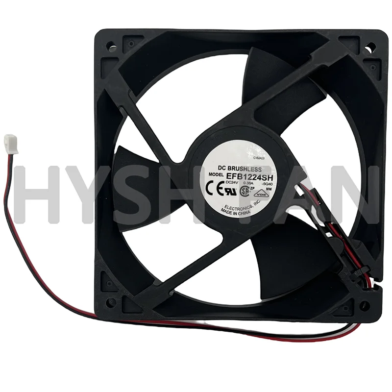 EFB1224SH 24V 0.38A 12025 Three-Blade Inverter Cooling Fan