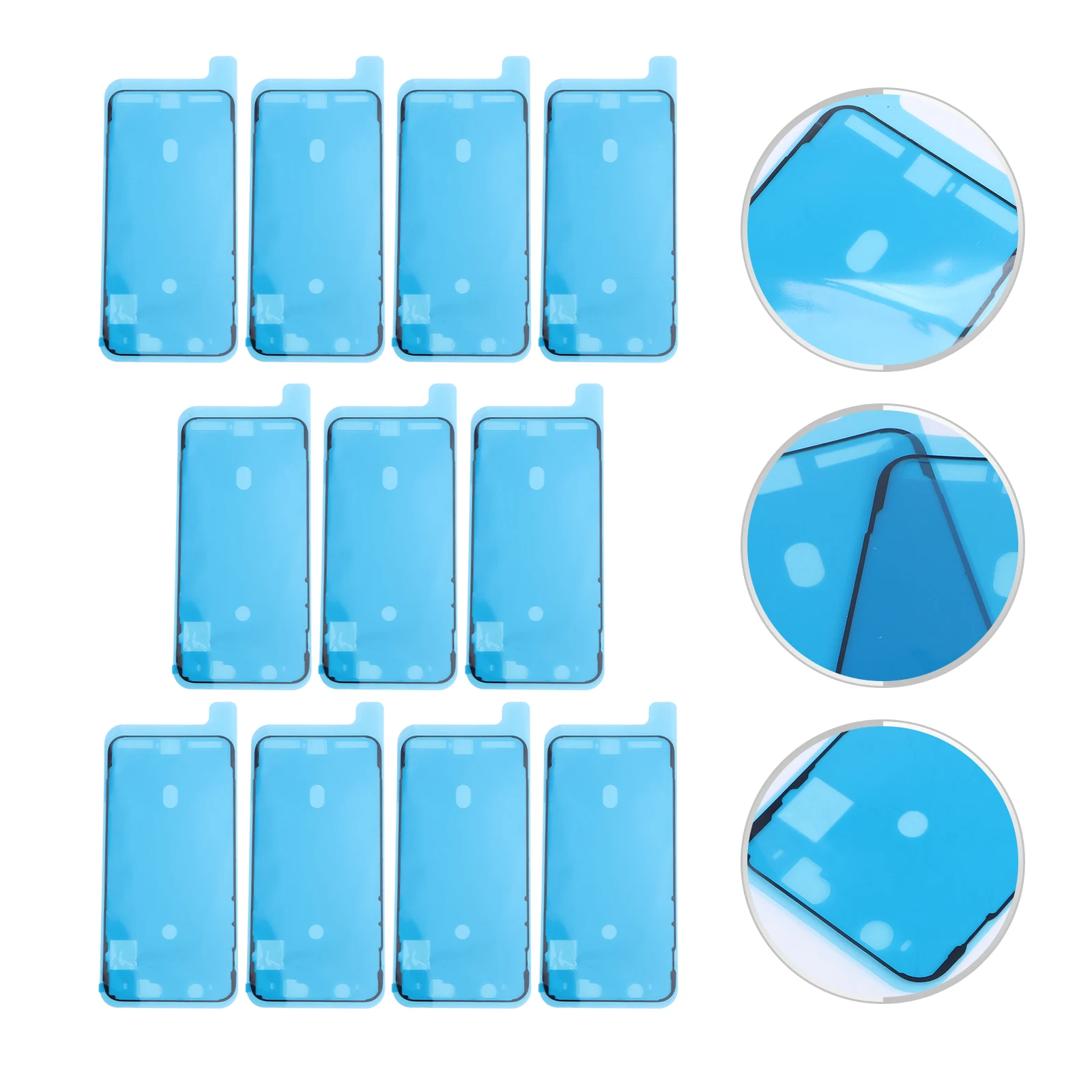 

10 Pcs Screen Tape Phone Frame Glue Pre Cut Waterproof Adhesive Stickers for X LCD Display Strips Repair Tools Easy