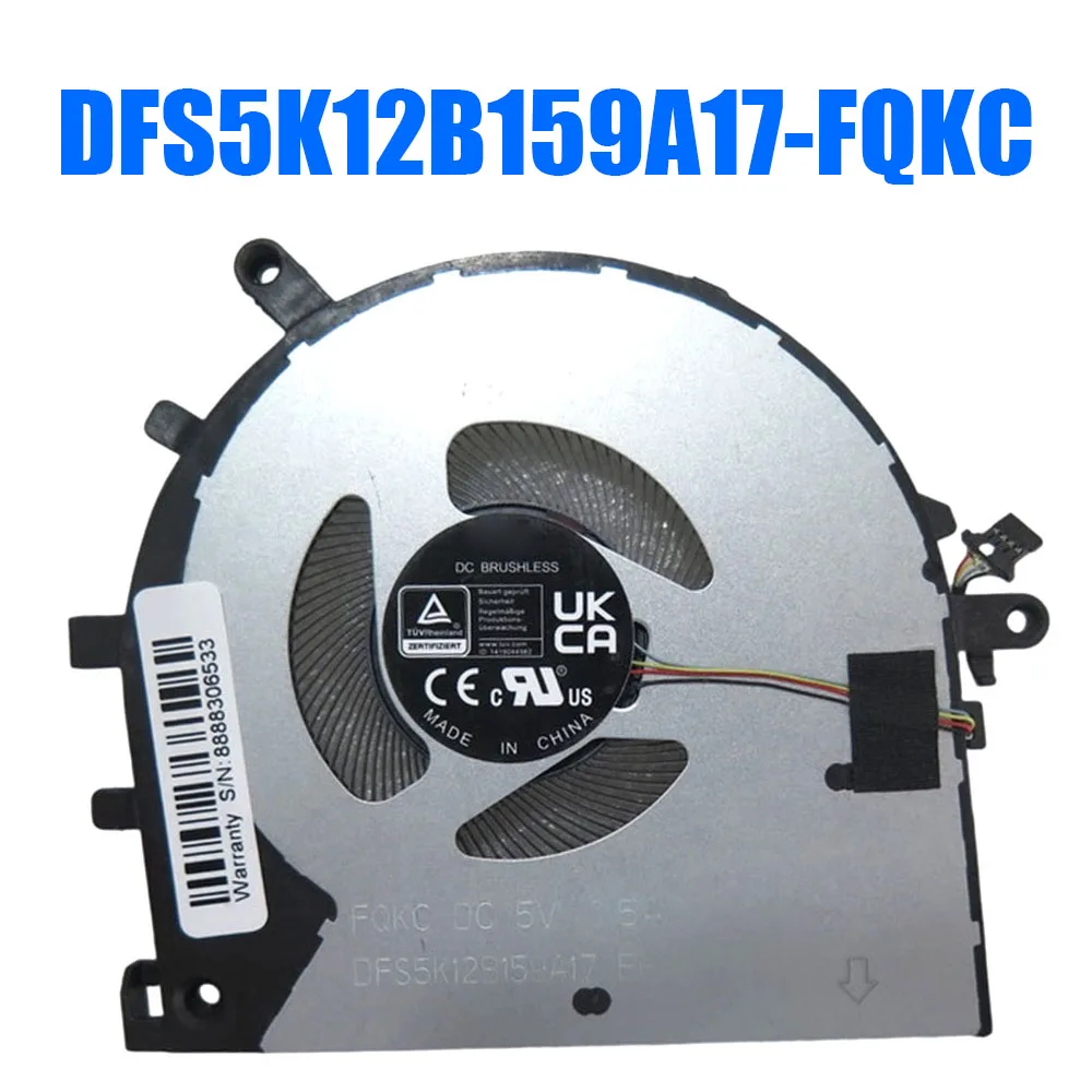 

DFS5K12B159A17-FQKC DFS5K12B159A17 FQKC DC5V 0.5A Laptop CPU Fan