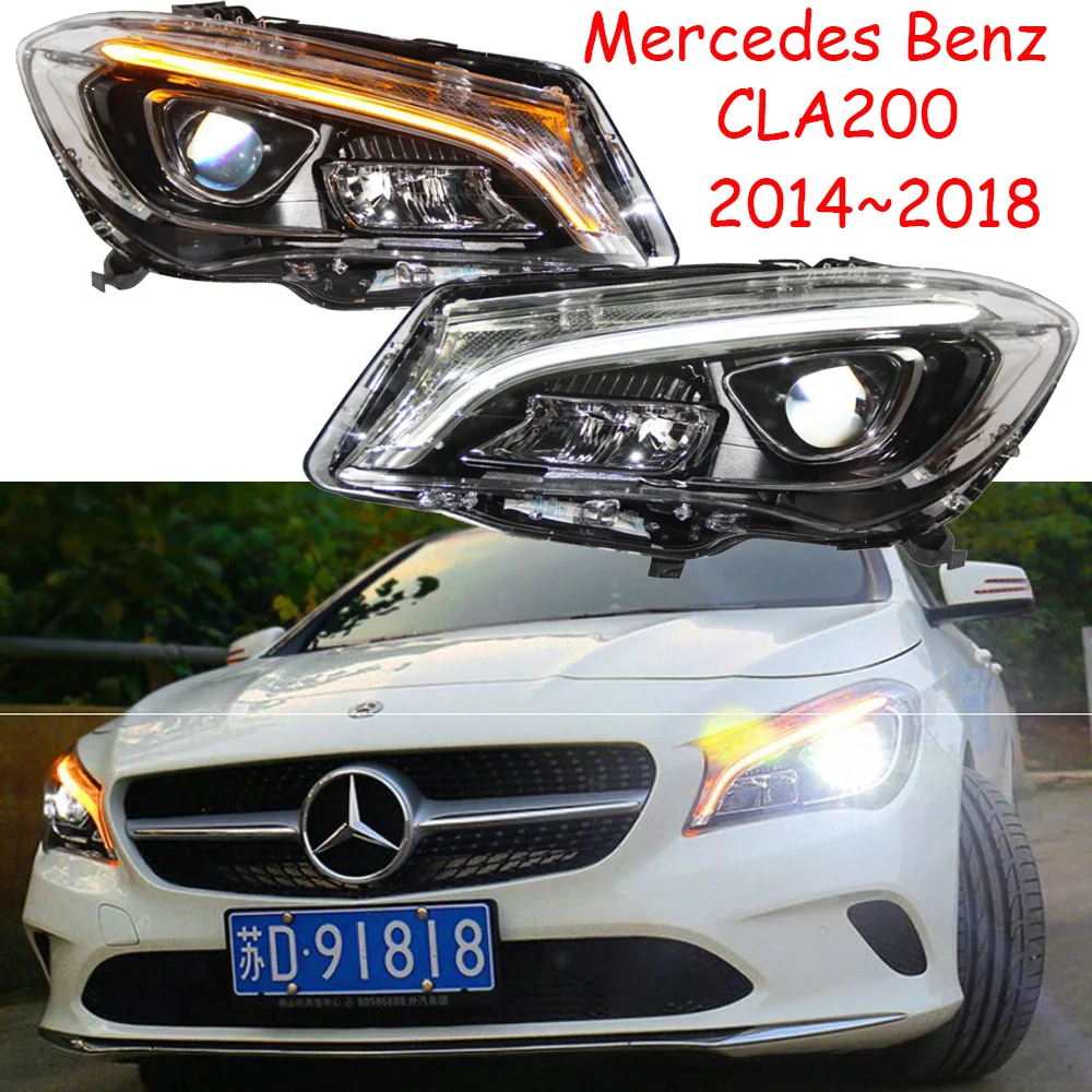2pcs Car Styling for Mercedes Benz CLA200 Headlight car accessories CLA200 head lamp 2014~2018 LED Fog for CLA200 Fog lamp - view 6