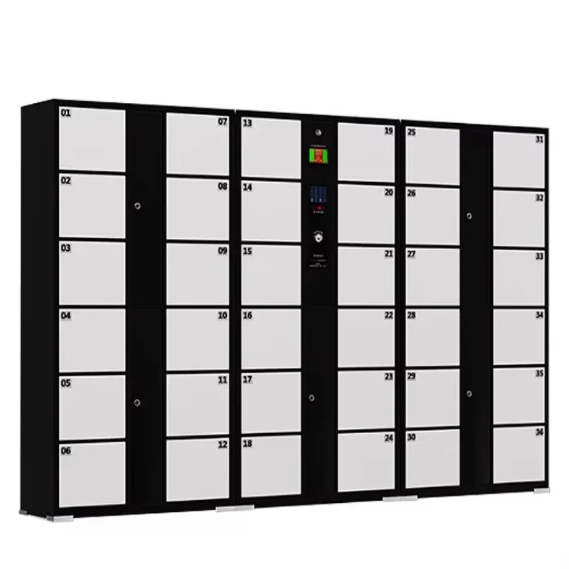 Intelligent Electronic Parcel Locker Digital Metal Storage Cabinet Auto Supermarket Custom