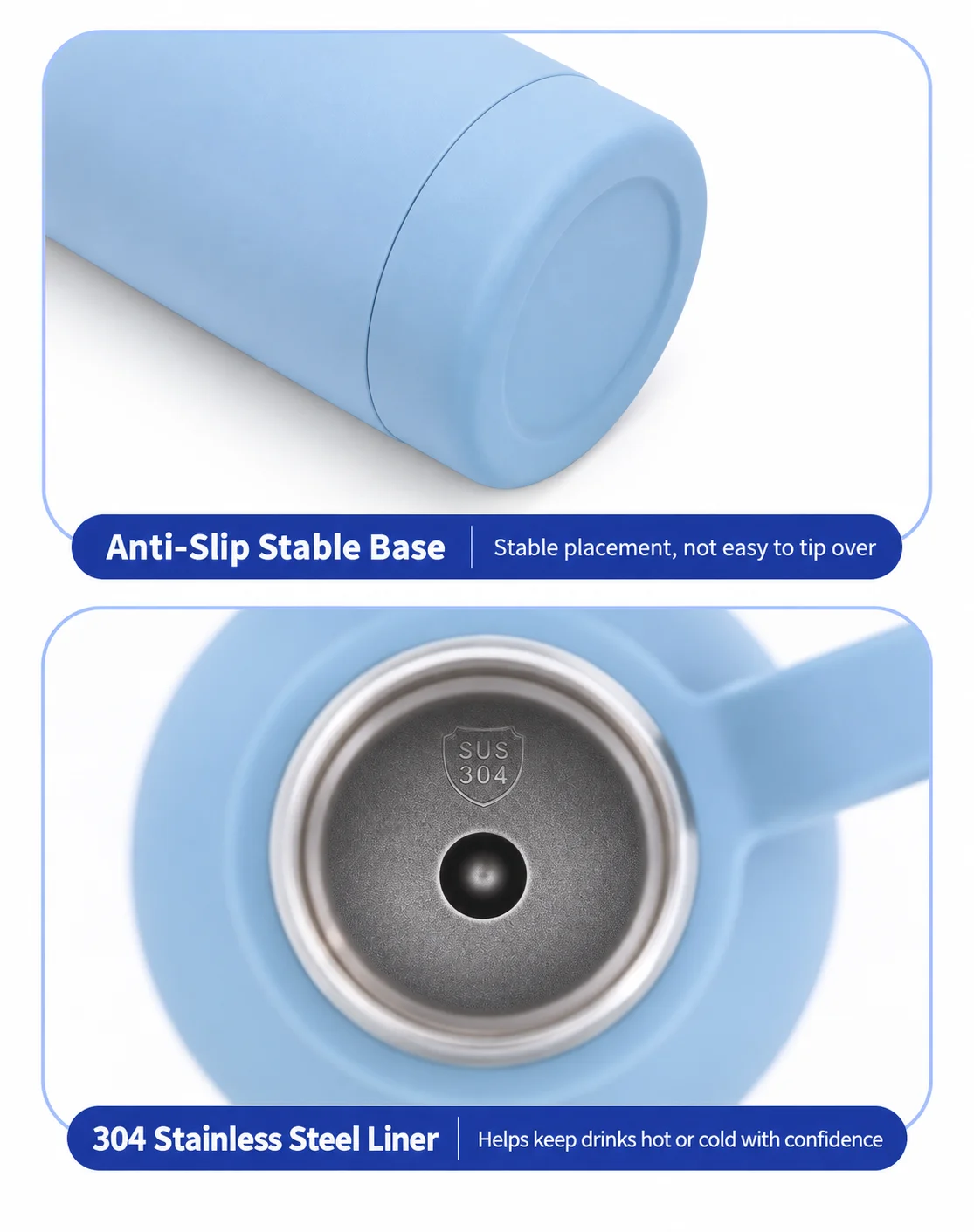 Personalized Custom Name Pattern Water Bottle Stainless Steel Vacuum Insulated Flask Portable Travel Thermos Engraved Gifts